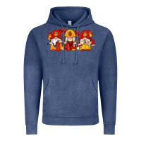 Vintage Denim firefighter gnomes Vintage Hoodie - Artiststas