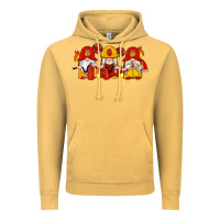 Vintage Mustard firefighter gnomes Vintage Hoodie - Artiststas