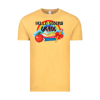 Vintage Mustard back to school hello second grade 3200x2400 Vintage Tee - AdoDesignShop