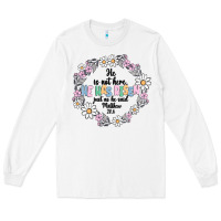 White he has risen Long Sleeve Tee - MaliasSmallBusiness
