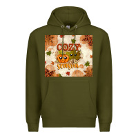 Army Green Fall Cozy Season Premium Hoodie - texasbilliewilder