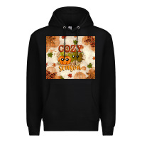 Black Fall Cozy Season Premium Hoodie - texasbilliewilder
