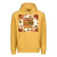 Mustard Fall Cozy Season Premium Hoodie - texasbilliewilder