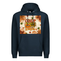 Navy Fall Cozy Season Premium Hoodie - texasbilliewilder