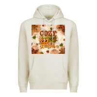 Oatmeal Heather Fall Cozy Season Premium Hoodie - texasbilliewilder