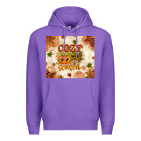 Purple Fall Cozy Season Premium Hoodie - texasbilliewilder