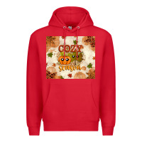Red Fall Cozy Season Premium Hoodie - texasbilliewilder