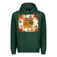 Sports Green Fall Cozy Season Premium Hoodie - texasbilliewilder