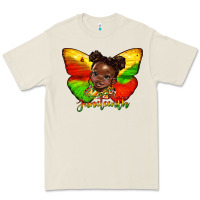 Bone juneteenth butterfly black girl Premium Tee - HRA Design Shop