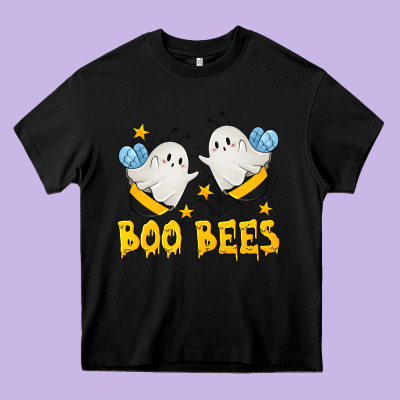 Boo Bees Heavy Core Tee Designed By Texasbilliewilder