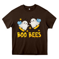 Chocolate Brown Boo Bees Heavy Core Tee - texasbilliewilder
