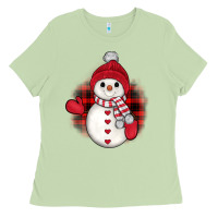 Matcha snowman christmas Ladies Tee - JahusDesignShop