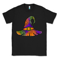 Black Spider Web Witch Hat Classic Tee - Jasminsmagicworld