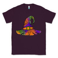 Plum Spider Web Witch Hat Classic Tee - Jasminsmagicworld