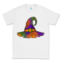 White Spider Web Witch Hat Classic Tee - Jasminsmagicworld