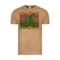 Vintage Camel sunflowers turquoise serape cactus tumbler Vintage Tee - Artiststas