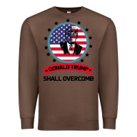 Chestnut DONALD TRUMP 2016 WE SHALL OVERCOMB Premium Sweatshirt - Bettercallsaul