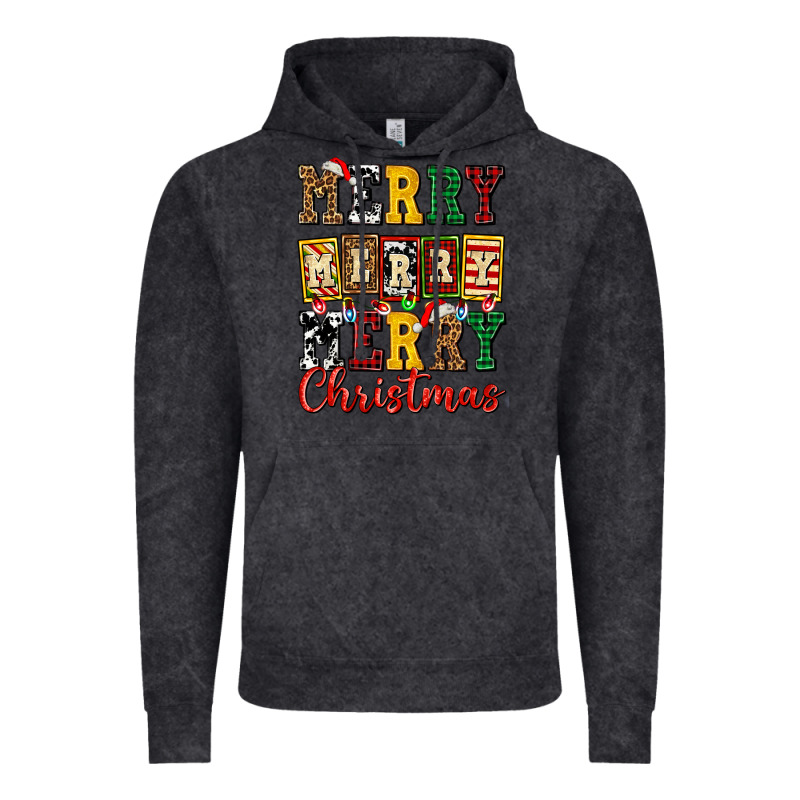 Merry Merry Merry Christmas Ado Vintage Hoodie by AdoDesignShop | Teevron