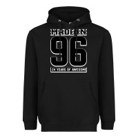 Black Made In 96 24 Years Of Awesome Heavyweight Hoodie - Bettercallsaul