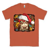 Copper Christmas Cow Classic Tee - LillyAllenDesigns