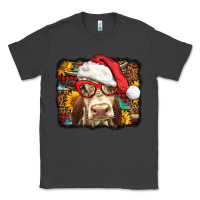 Smoke Christmas Cow Classic Tee - LillyAllenDesigns