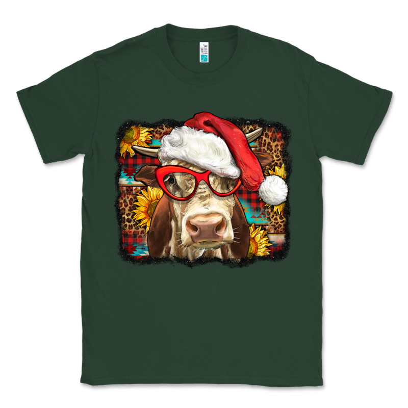 Christmas Cow Classic Tee by LillyAllenDesigns | Teevron