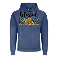 Vintage Denim blessed mom Vintage Hoodie - JahusDesignShop