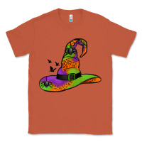 Copper Witch Hat With Spiders Classic Tee - Jasminsmagicworld