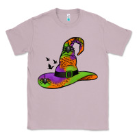 Lilac Witch Hat With Spiders Classic Tee - Jasminsmagicworld