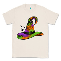 Natural Witch Hat With Spiders Classic Tee - Jasminsmagicworld