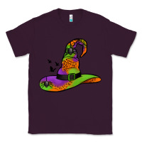 Plum Witch Hat With Spiders Classic Tee - Jasminsmagicworld