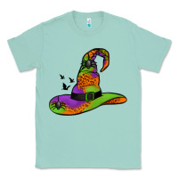 Seafoam Witch Hat With Spiders Classic Tee - Jasminsmagicworld