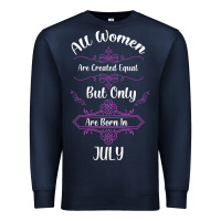 Navy all women are created equal but only the smartest are born in july bla Premium Sweatshirt - Bettercallsaul