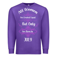 Purple all women are created equal but only the smartest are born in july bla Premium Sweatshirt - Bettercallsaul