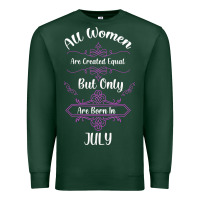 Sports Green all women are created equal but only the smartest are born in july bla Premium Sweatshirt - Bettercallsaul
