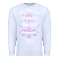 White all women are created equal but only the smartest are born in july bla Premium Sweatshirt - Bettercallsaul