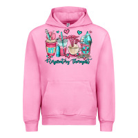 Fuchsia Pink rt respiratory therapist coffee cups Urban Hoodie - OliviaCreatesArt