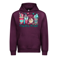 Mauve Wine rt respiratory therapist coffee cups Urban Hoodie - OliviaCreatesArt