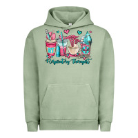 Pigment Oil Green rt respiratory therapist coffee cups Urban Hoodie - OliviaCreatesArt