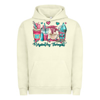 Pigment Pistachio rt respiratory therapist coffee cups Urban Hoodie - OliviaCreatesArt