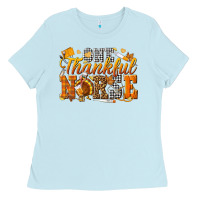 Baby Blue one thankful nurse Ladies Tee - texasbilliewilder
