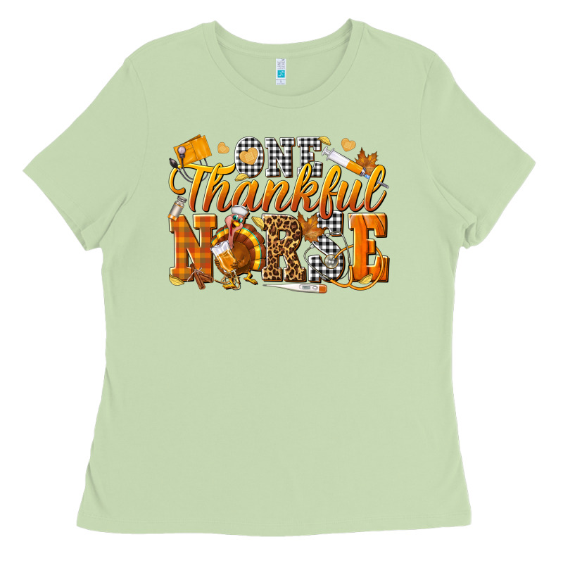 One Thankful Nurse Ladies Tee by texasbilliewilder | Teevron