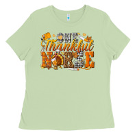 Matcha one thankful nurse Ladies Tee - texasbilliewilder