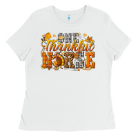 White one thankful nurse Ladies Tee - texasbilliewilder
