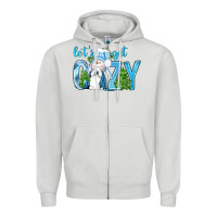 Dove Grey Let's Get Cozy Zipper Hoodie - BundleAndBundleShop