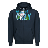 Navy Let's Get Cozy Zipper Hoodie - BundleAndBundleShop
