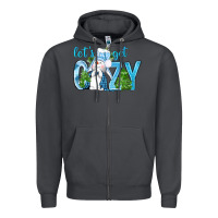 Smoke Let's Get Cozy Zipper Hoodie - BundleAndBundleShop