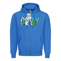True Royal Let's Get Cozy Zipper Hoodie - BundleAndBundleShop