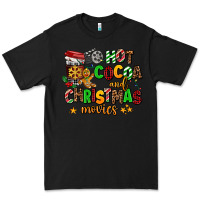 Black hot cocoa and christmas movies Premium Tee - AdoDesignShop