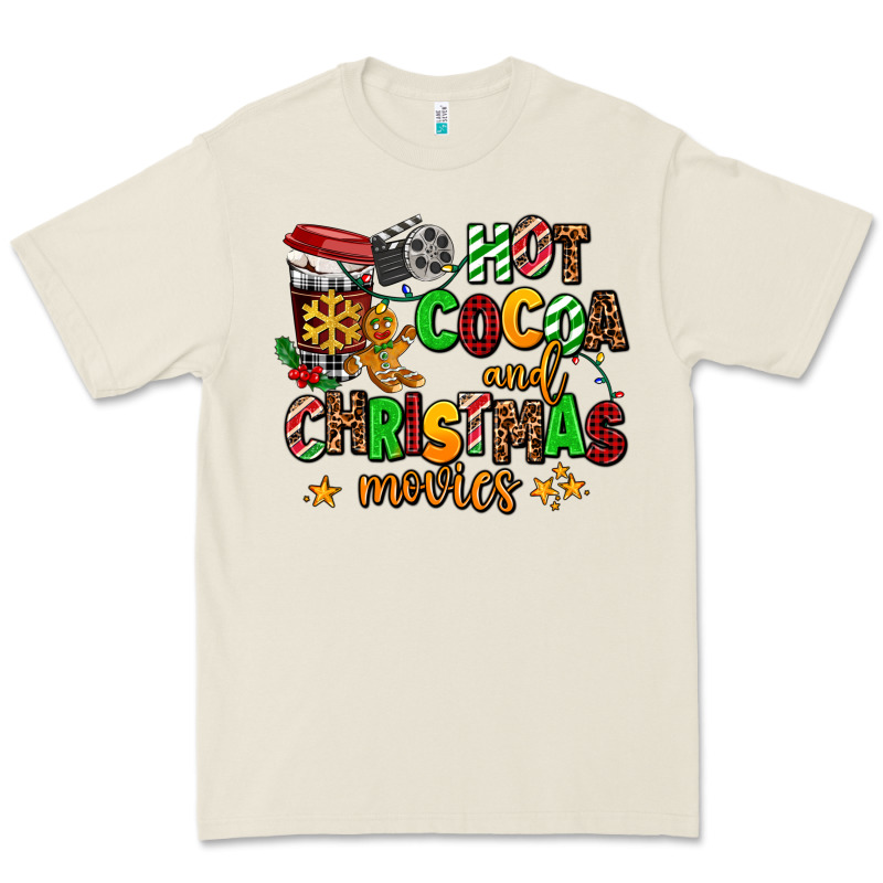 Hot Cocoa And Christmas Movies Premium Tee by AdoDesignShop | Teevron